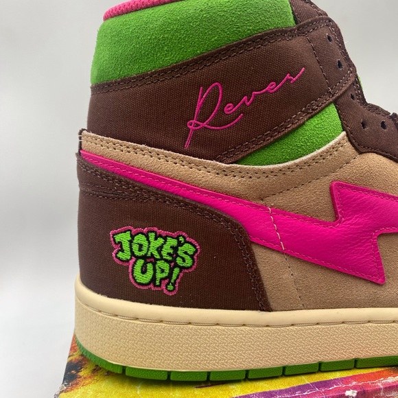 Air Kiy X Revés ‘85 Hi “Jokes Up” Edition Sneakers - Size 12 - Picture 9 of 9